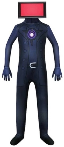 Костюм Костюм Spikerman Titan (Спикермэн титан), Skibidi MIKO красный, черный