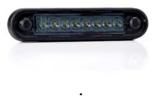 Fristom указатель габаритов FT-073 B LED LONG DARK 2 Вт овальная