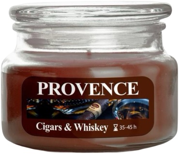 Ароматическая свеча Provence Виски - сигары 8 см, 1 шт