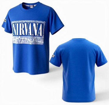 Футболка TWT Junior Nirvana nevermino синий