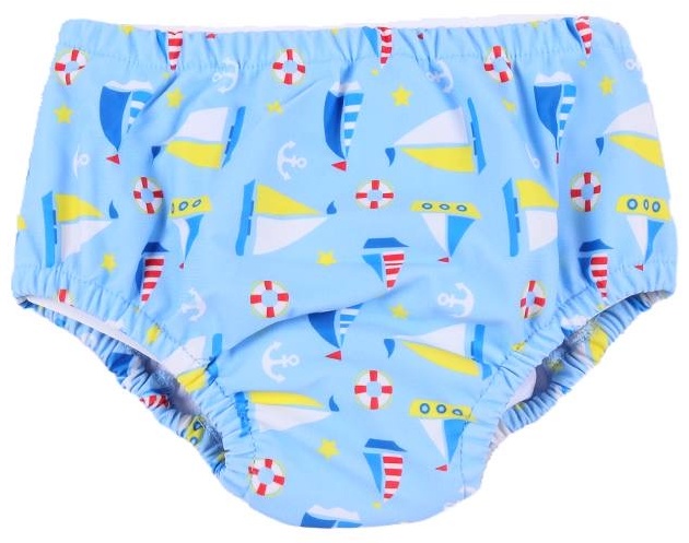 Подгузники для плавания Asairi kids голубой