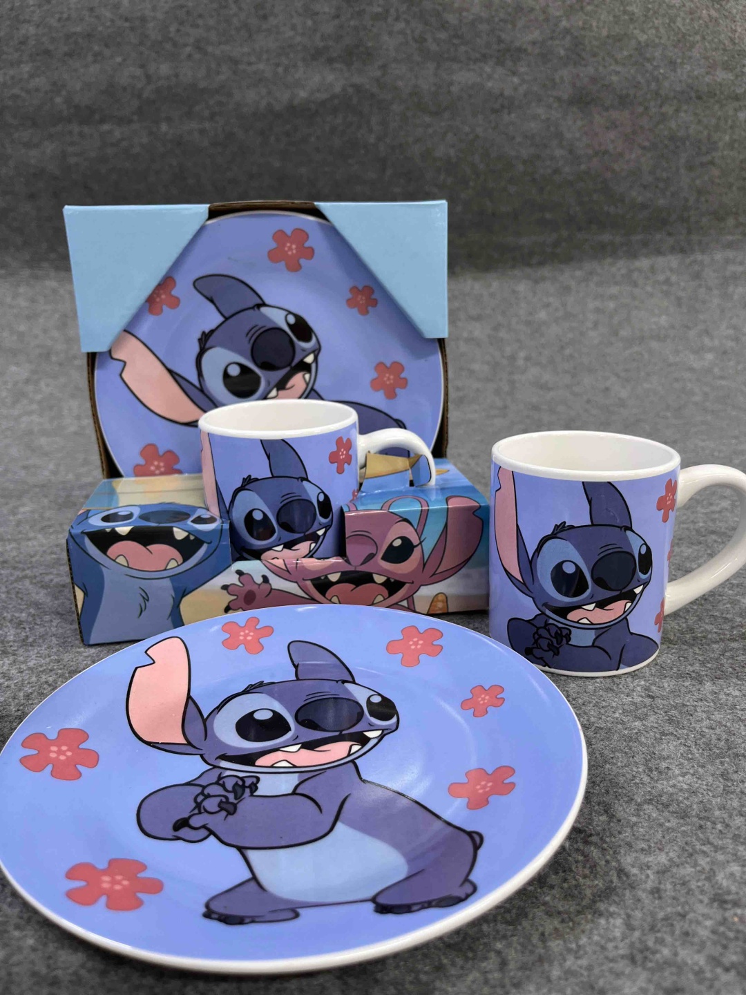 Сервиз на 2 персоны Stich, предметов: 2, детский, керамика