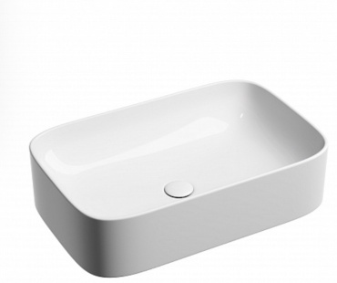 Раковина Ceramicanova CN6053 накладная прямоугольная 60х38 см, санфарфор