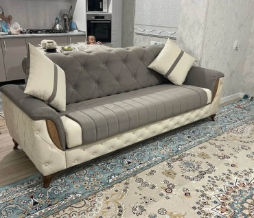 Диван Aiara Диван Мальта Айара, 240х90 см, обивка велюр, белый