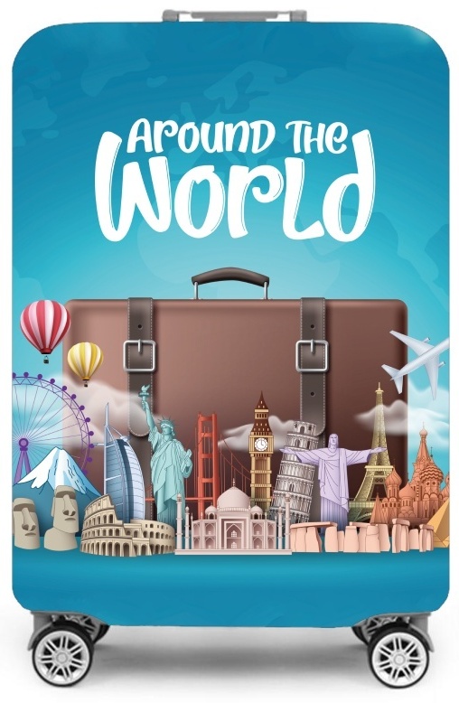 TRAVELCUBE средний (до 80 л) голубой