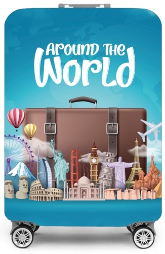 TRAVELCUBE средний (до 80 л) голубой