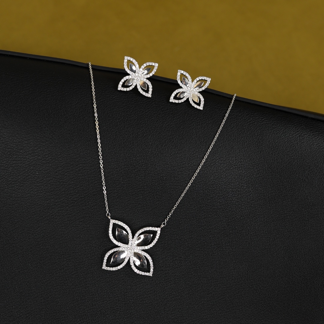 Серьги Fashion бижутерный сплав, фианит