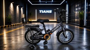 Велосипед Tians Tians 2025 14 дюймов серый