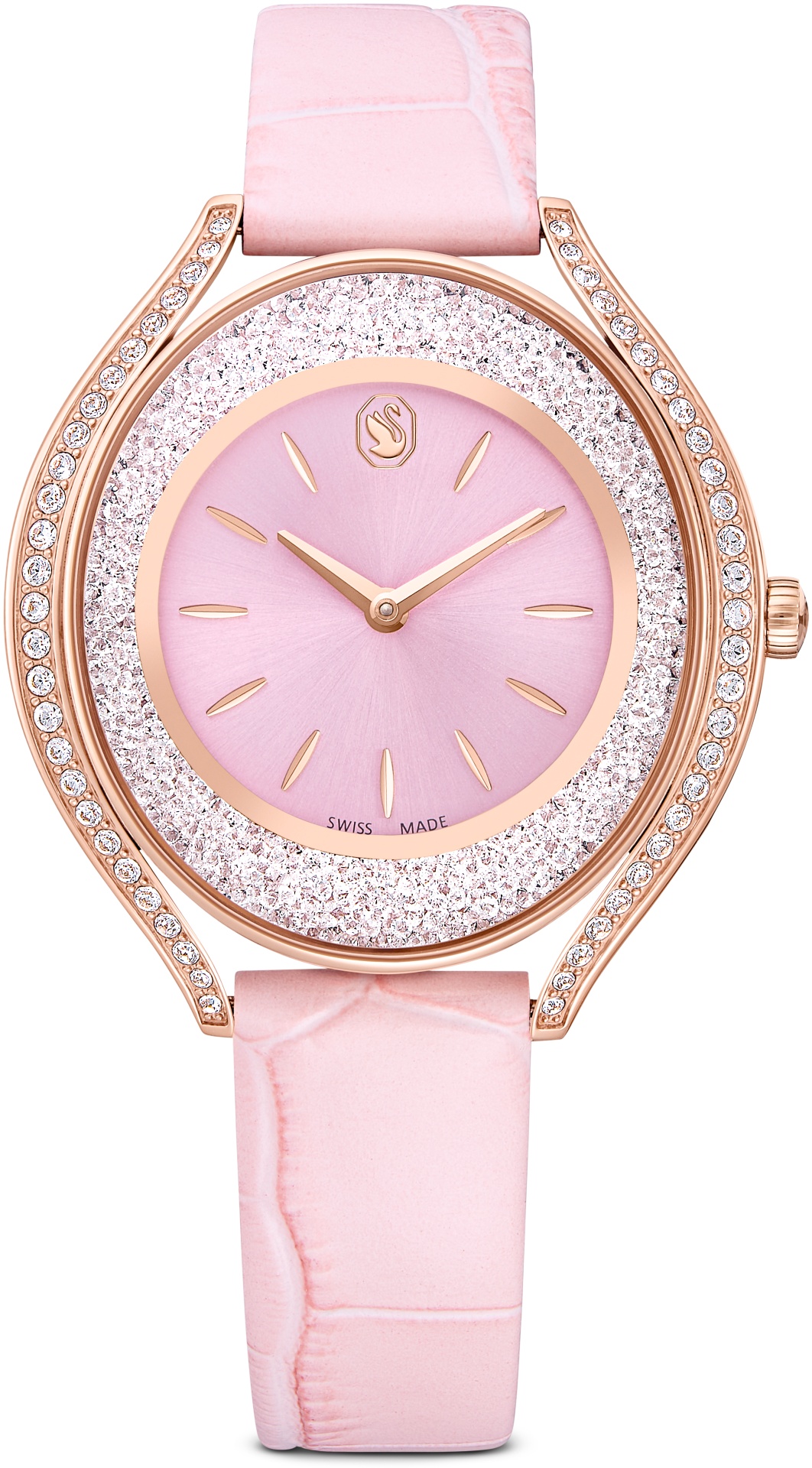 Кварцевые Swarovski 5730150 CRYSTALLINE:LS PINK/PINK/PRO нержавеющая сталь