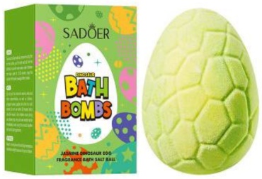 SADOER Jasmine Dinosaur Egg Fragrance Bath Salt Ball - жасмин бомбочка 120 г