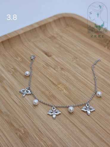 ZERE 021138853 длина 20 см, вес 3.8 г серебро, плетение якорное