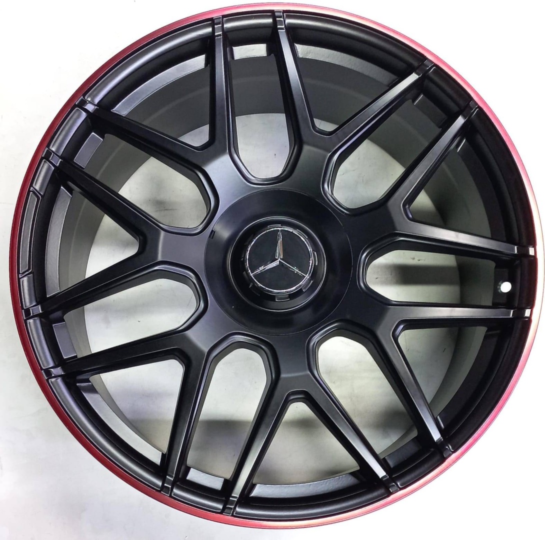 Mercedes-Benz Mercedes Benz 491 10x21/5x130 D84.1 ET35 4 диска красный, черный