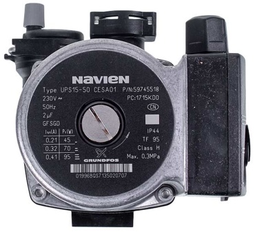 Grundfos насос циркуляционный для котла Насос циркуляционный Grundfos UPS15/50 95 Вт Navien 1 шт.