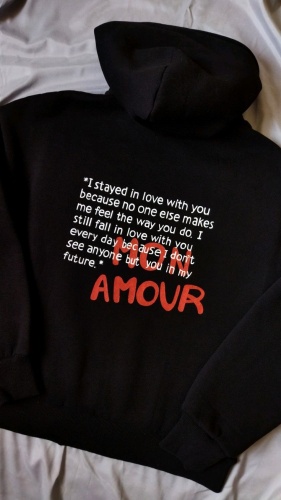 Худи Mustang Tee AMOR черный
