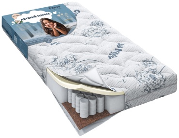 Детский матрас Pituso Premium Spring 80x160x13 см, с независимыми пружинами, трикотаж