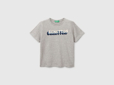 Футболка UNITED COLORS OF BENETTON серый