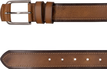 Ремень AKA DERI натуральная кожа 120 см медный