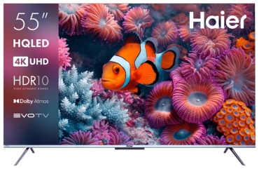 Haier 55 Smart TV S3 RU 140 см серебристый