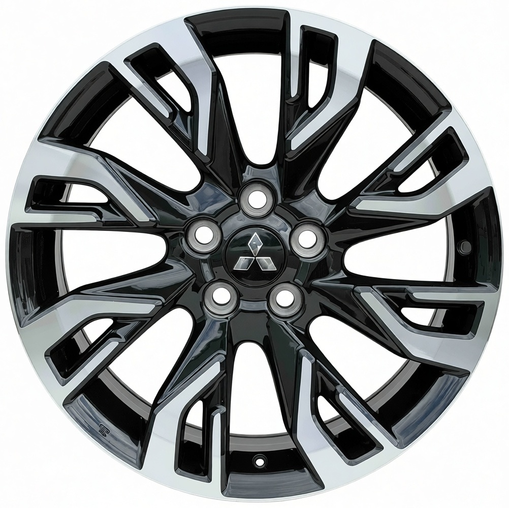 RNO 671 7x18/5x114.3 D67.1 ET38 4 диска черный, серебристый