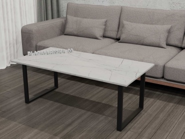 Журнальный столик BIG АЛЬТО, 120х60x45 см, черный, серый