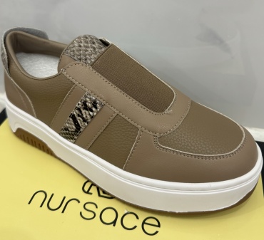 Кеды Nursace бежевый, коричневый