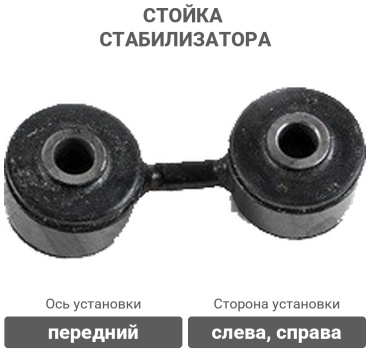 Stellox стойка стабилизатора 56-03001A-SX