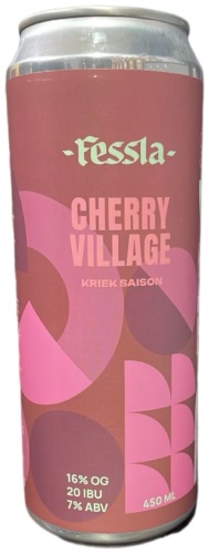 Fessla Cherry Village пиво вишневое 7% 0.45 л