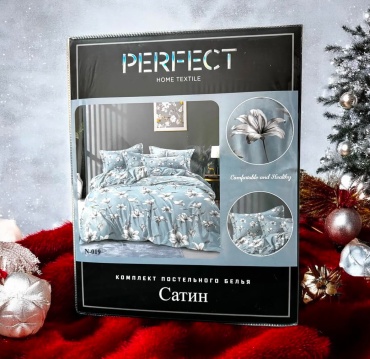 Комплект 107 Beauty PERFECT 1.5-спальный сатин, 2 наволочки: 70x70 см