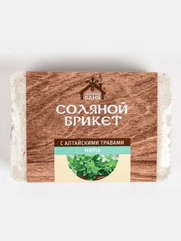 Солянная баня брикет соляной Мята 77013543 1 шт