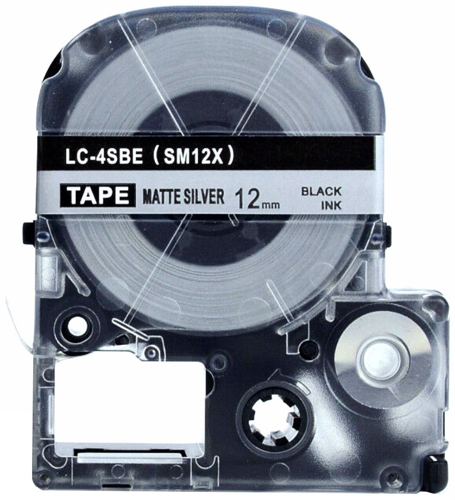 Картридж LabelWorks LC-4SBE серебро