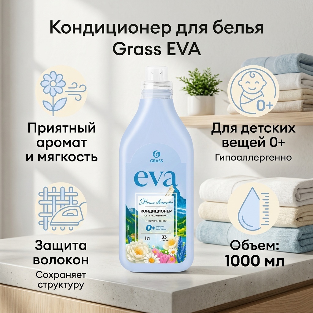 Grass кондиционер EVA Магия свежести 1000 мл