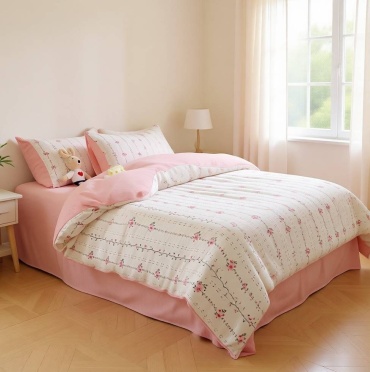 Комплект NAIMA HOME 3112 2-спальный хлопок, муслин, 2 наволочки: 50x70 см