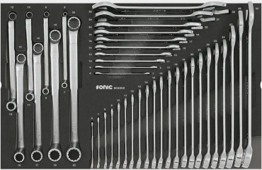 Sonic Equipment набор ключей комбинированный 6-32 мм 604002, 40 шт