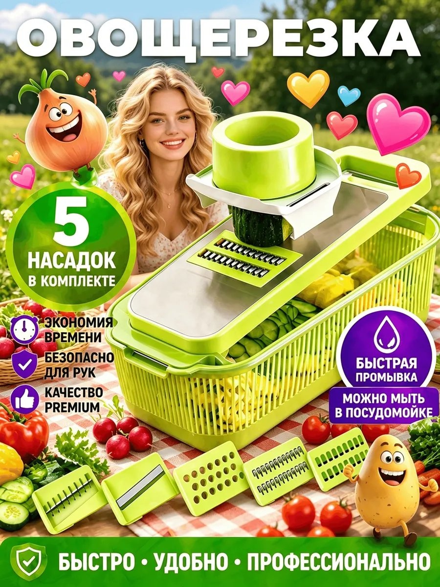 Овощерезка 1000601737, пластик