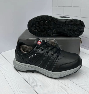 Кроссовки KAJILA 8935-3 серебристый, черный
