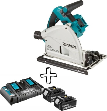 Дисковая пила Makita DSP600Z+191L75-3, аккумуляторная