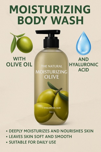 ON THE BODY Moisturizing Olive гель 900 мл