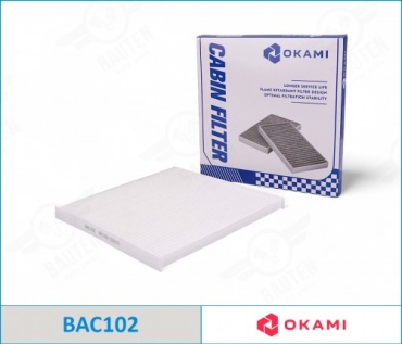 Okami салонный фильтр BAC102
