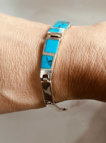 HandMade 466248861 длина 16 см, вес 16 г серебро, плетение отсутствует