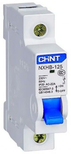 CHINT автоматический выключатель 1P 63 A, 0.756 кА, 240 В