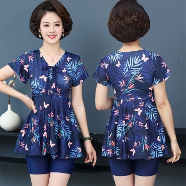 Купальник раздельный Fashion синий, голубой