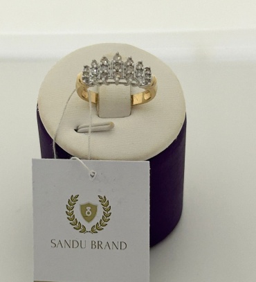 Sandu gold SB3521 размер 18 вес 2.05 г золото, бриллиант