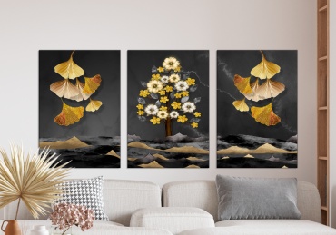 Room Art KZ модульная картина Картина цветущее дерево 180x90 см