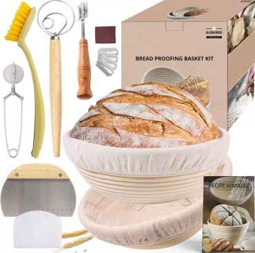 Форма для выпечки, для хлеба, для нарезания теста ротанг, 10 шт