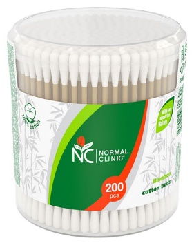 Normal clinic ватные палочки Bamboo Cotton Buds 200 шт
