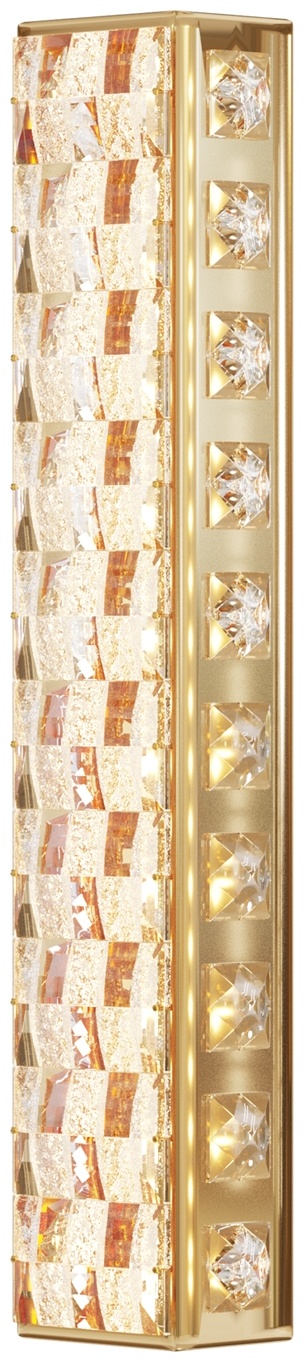 Бра настенный Maytoni LED, золотистый, прозрачный