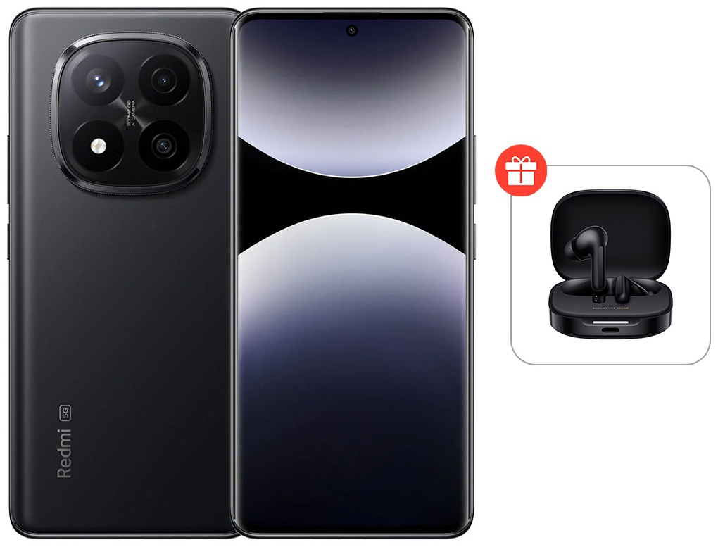 Смартфон Redmi Note 14 Pro+ Redmi Buds 6 12 ГБ/512 ГБ черный