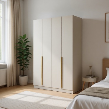 Распашной шкаф Aiba Mebel Linea, 160x240х57 см, коричневый, бежевый