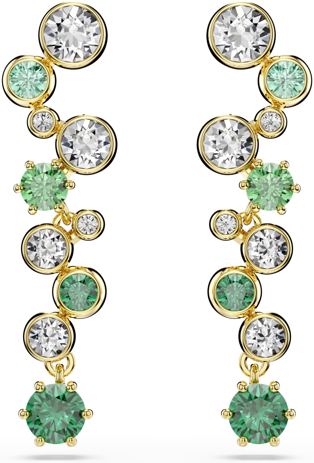 Серьги Swarovski бижутерный сплав, кристаллы Swarovski