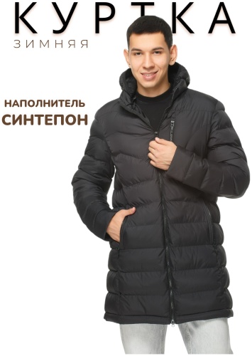 Пуховик ByRonica черный